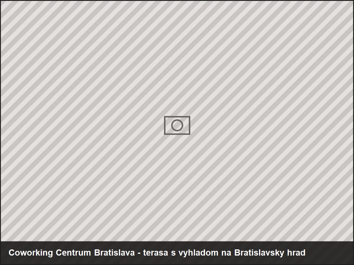 Terasa s výhľadom na Bratislavský hrad